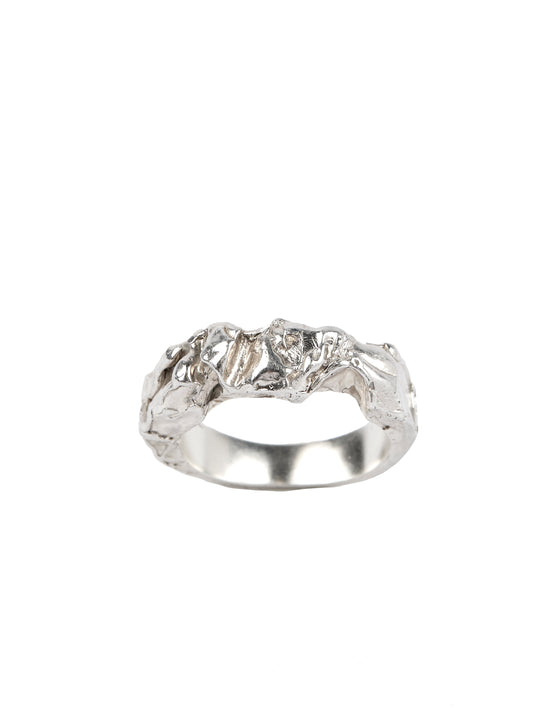 The Rocky Ring - recycled silver